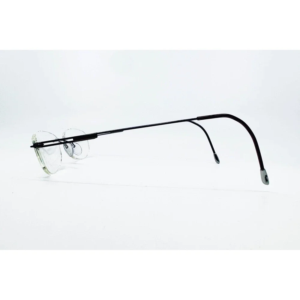 Silhouette Eyeglasses Unisex Purple Rimless Titan 7584 40 6084 19 150 51mm